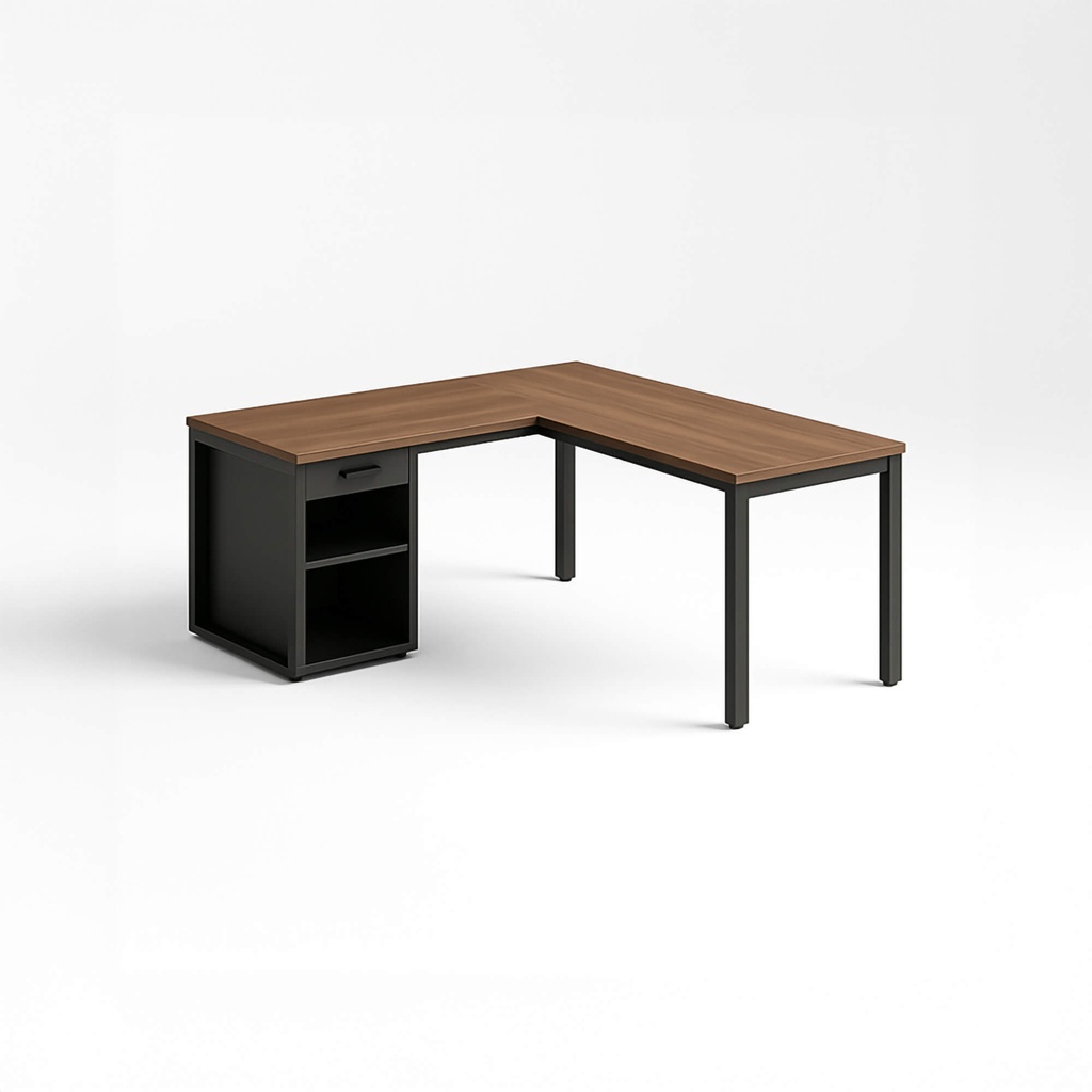 [E-COM06] Corner Desk Right Sit